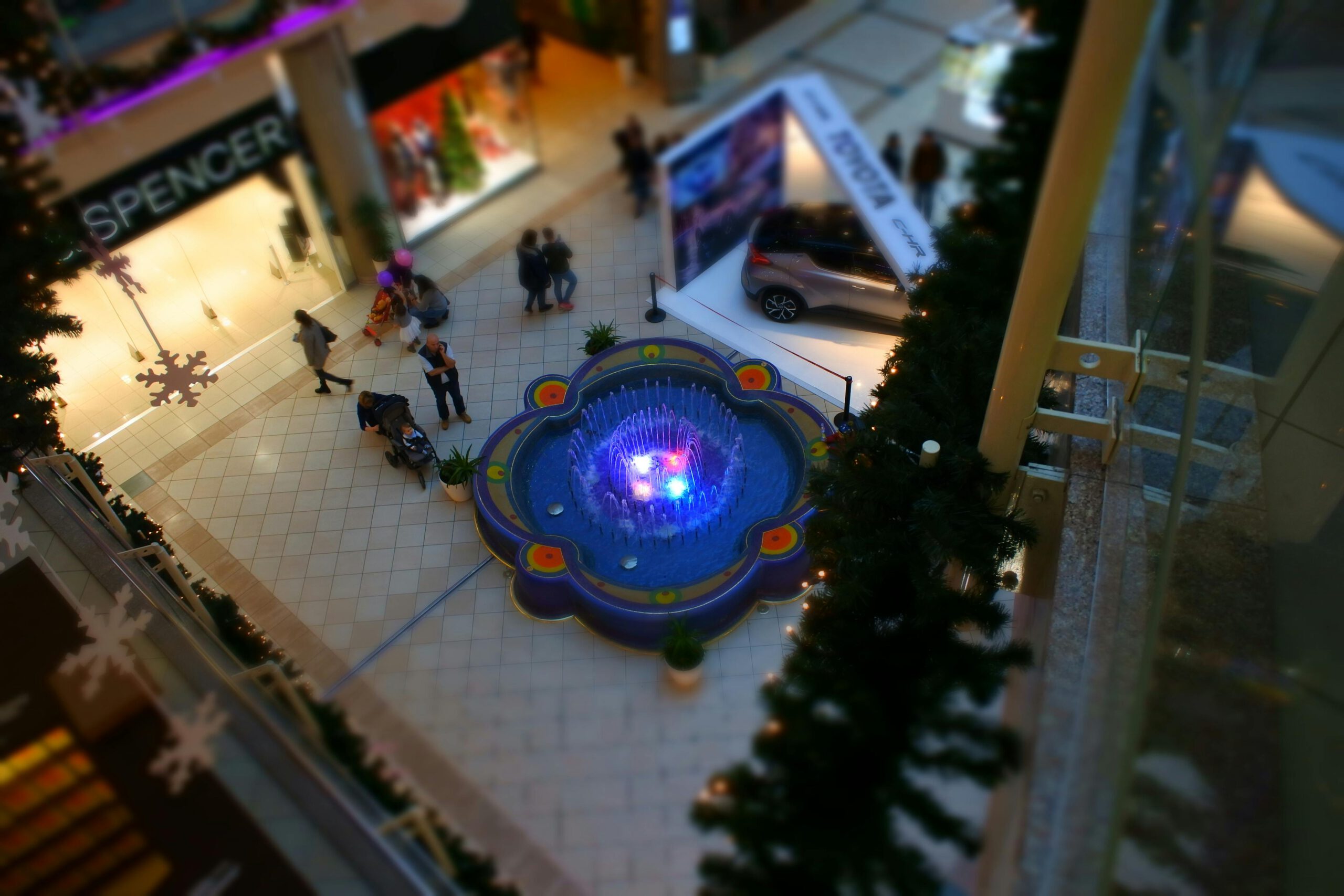 Mall interior